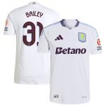 aston villa adidas away authentic shirt 2024-25 with bailey 31 cup printing Collection | Authentic Aston Villa Shirts
