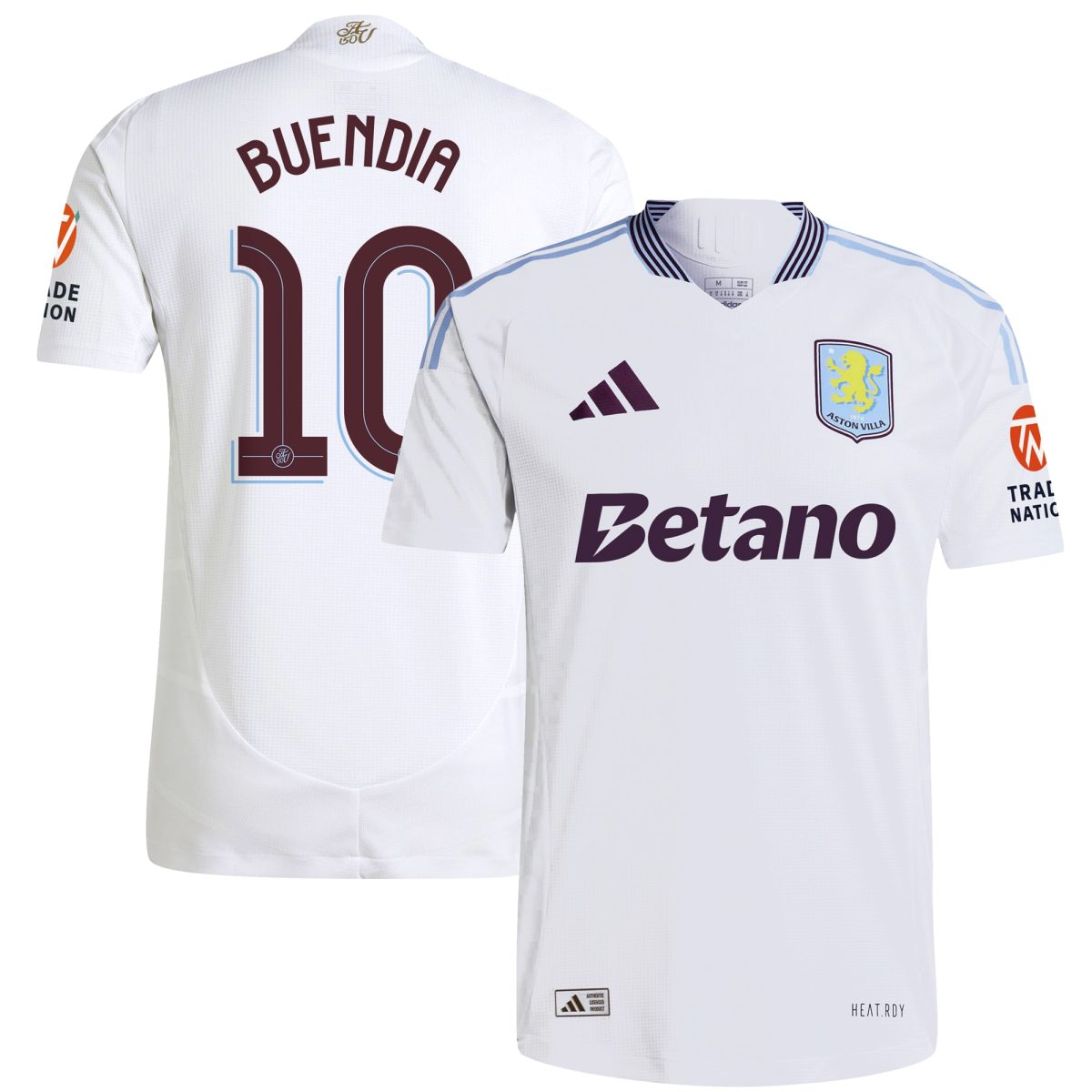 aston villa adidas away authentic shirt 2024-25 with buendia 10 cup printing Collection | Authentic Aston Villa Shirts
