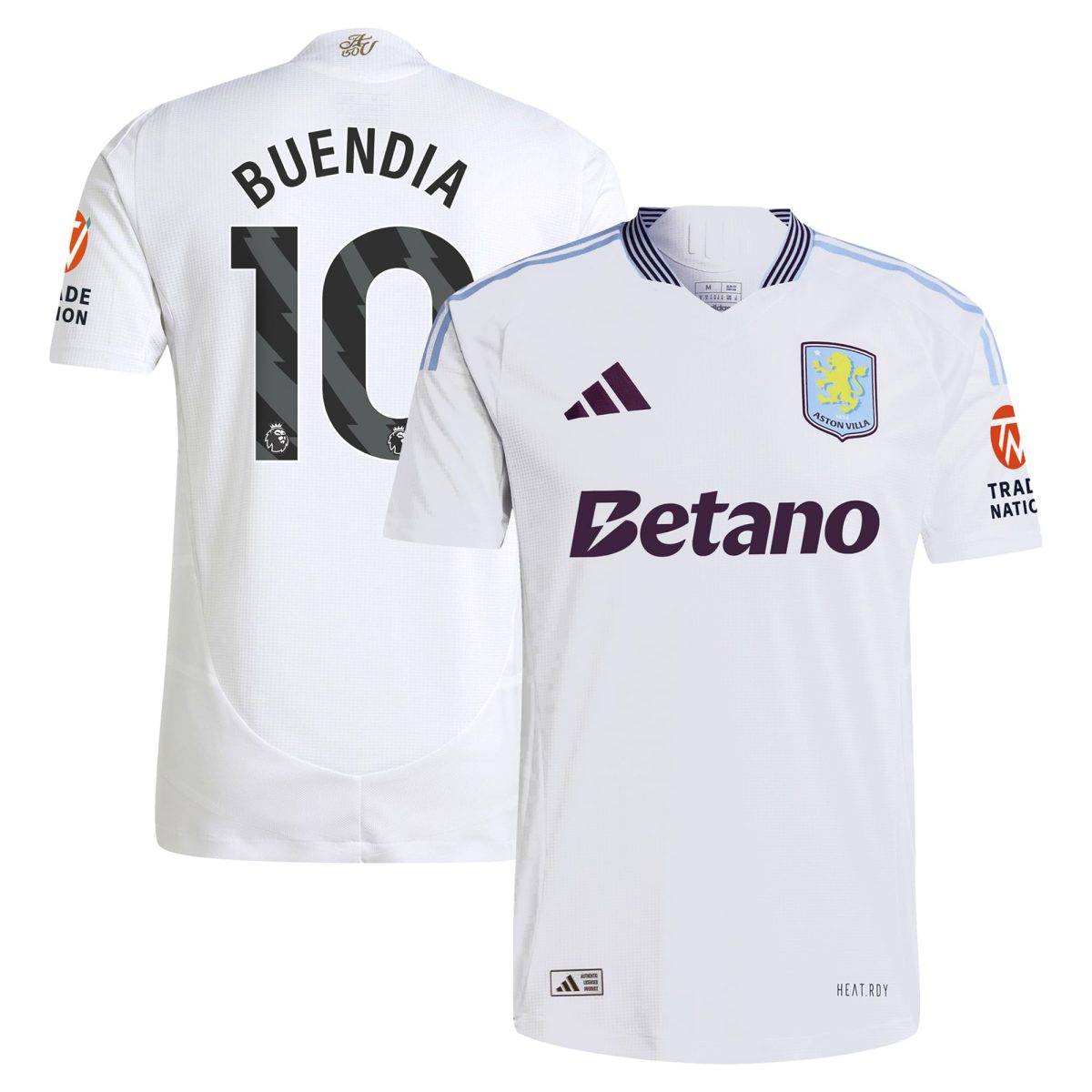 aston villa adidas away authentic shirt 2024-25 with buendia 10 printing Collection | Authentic Aston Villa Shirts