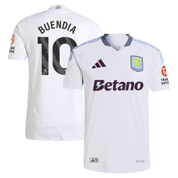 aston villa adidas away authentic shirt 2024-25 with buendia 10 printing Collection | Authentic Aston Villa Shirts