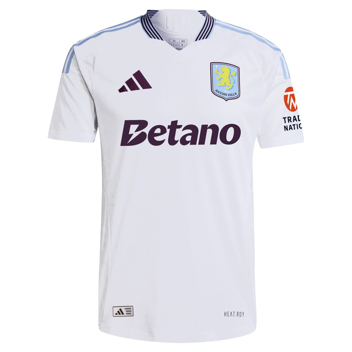 aston villa adidas away authentic shirt 2024-25 with custom printing Collection | Authentic Aston Villa Shirts