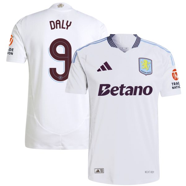 aston villa adidas away authentic shirt 2024-25 with daly 9 cup printing Collection | Authentic Aston Villa Shirts