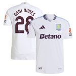 aston villa adidas away authentic shirt 2024-25 with gabi nunes 28 cup printing Collection | Authentic Aston Villa Shirts