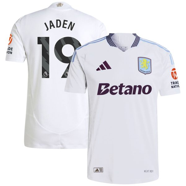 aston villa adidas away authentic shirt 2024-25 with jaden 19 printing Collection | Authentic Aston Villa Shirts