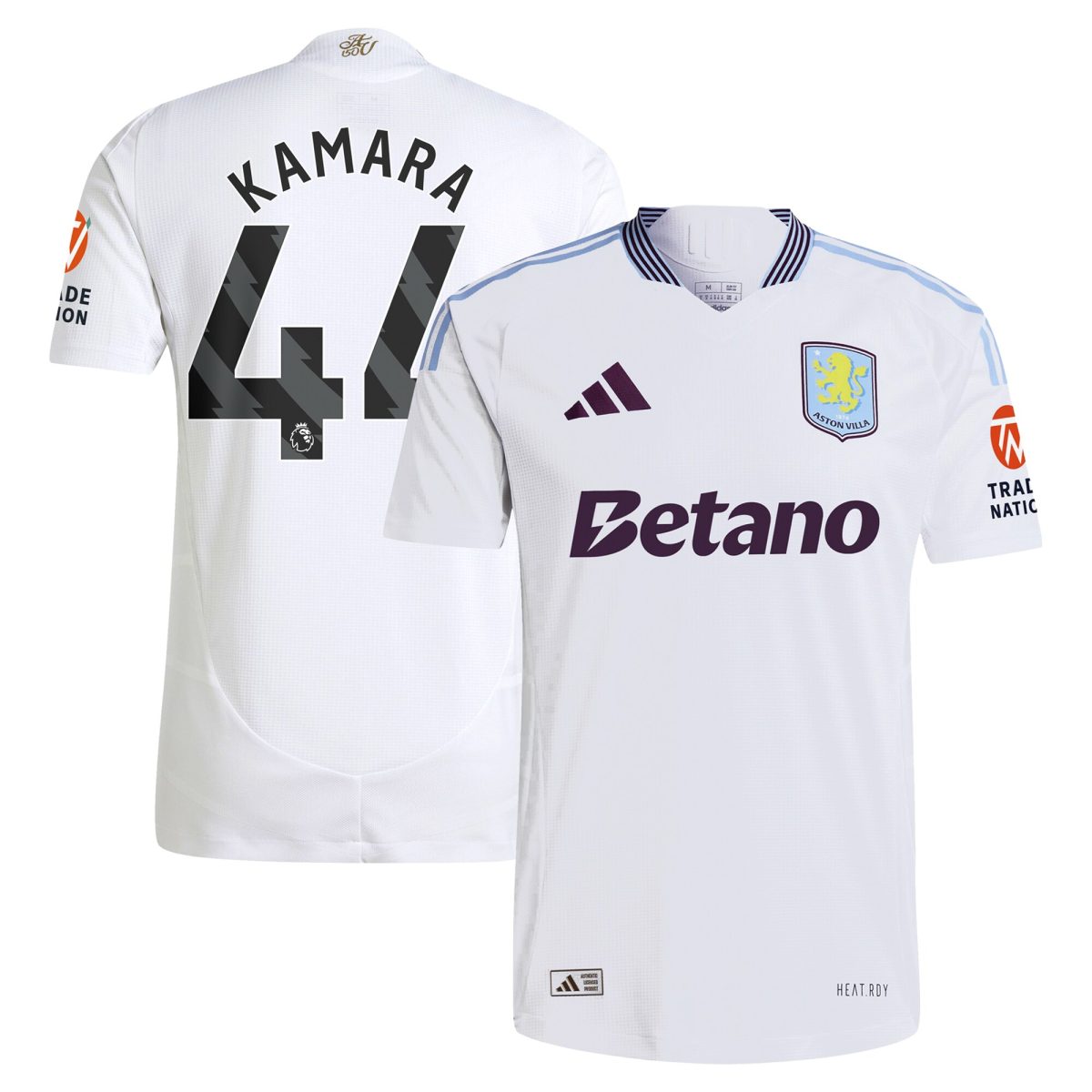 aston villa adidas away authentic shirt 2024-25 with kamara 44 printing Collection | Authentic Aston Villa Shirts