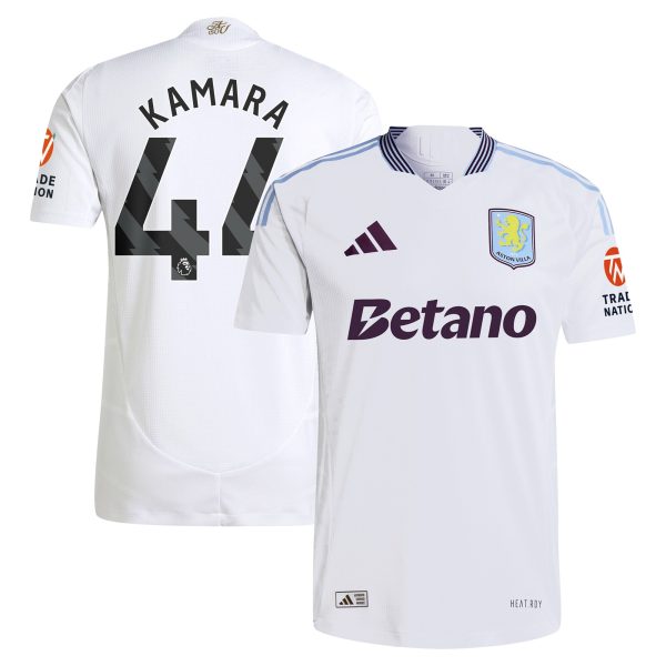 aston villa adidas away authentic shirt 2024-25 with kamara 44 printing Collection | Authentic Aston Villa Shirts
