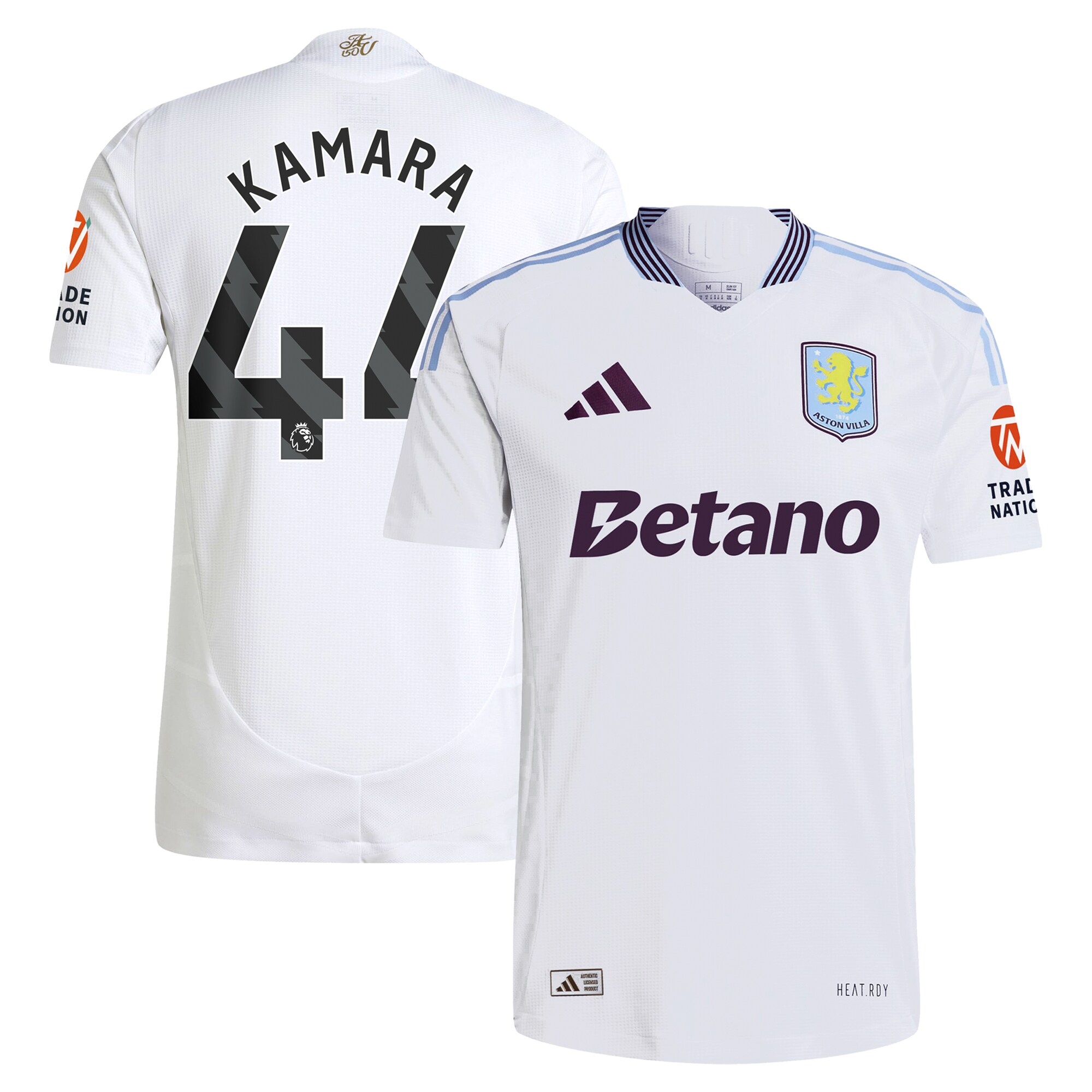 aston villa adidas away authentic shirt 2024-25 with kamara 44 printing Collection | Authentic Aston Villa Shirts