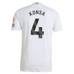aston villa adidas away authentic shirt 2024-25 with konsa 4 printing Collection | Authentic Aston Villa Shirts