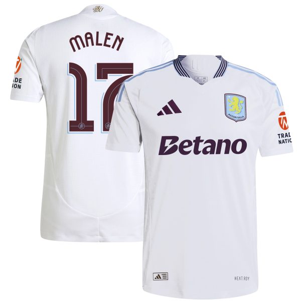 aston villa adidas away authentic shirt 2024-25 with malen 17 cup printing Collection | Authentic Aston Villa Shirts