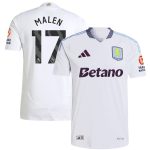 aston villa adidas away authentic shirt 2024-25 with malen 17 printing Collection | Authentic Aston Villa Shirts