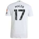 aston villa adidas away authentic shirt 2024-25 with malen 17 printing Collection | Authentic Aston Villa Shirts