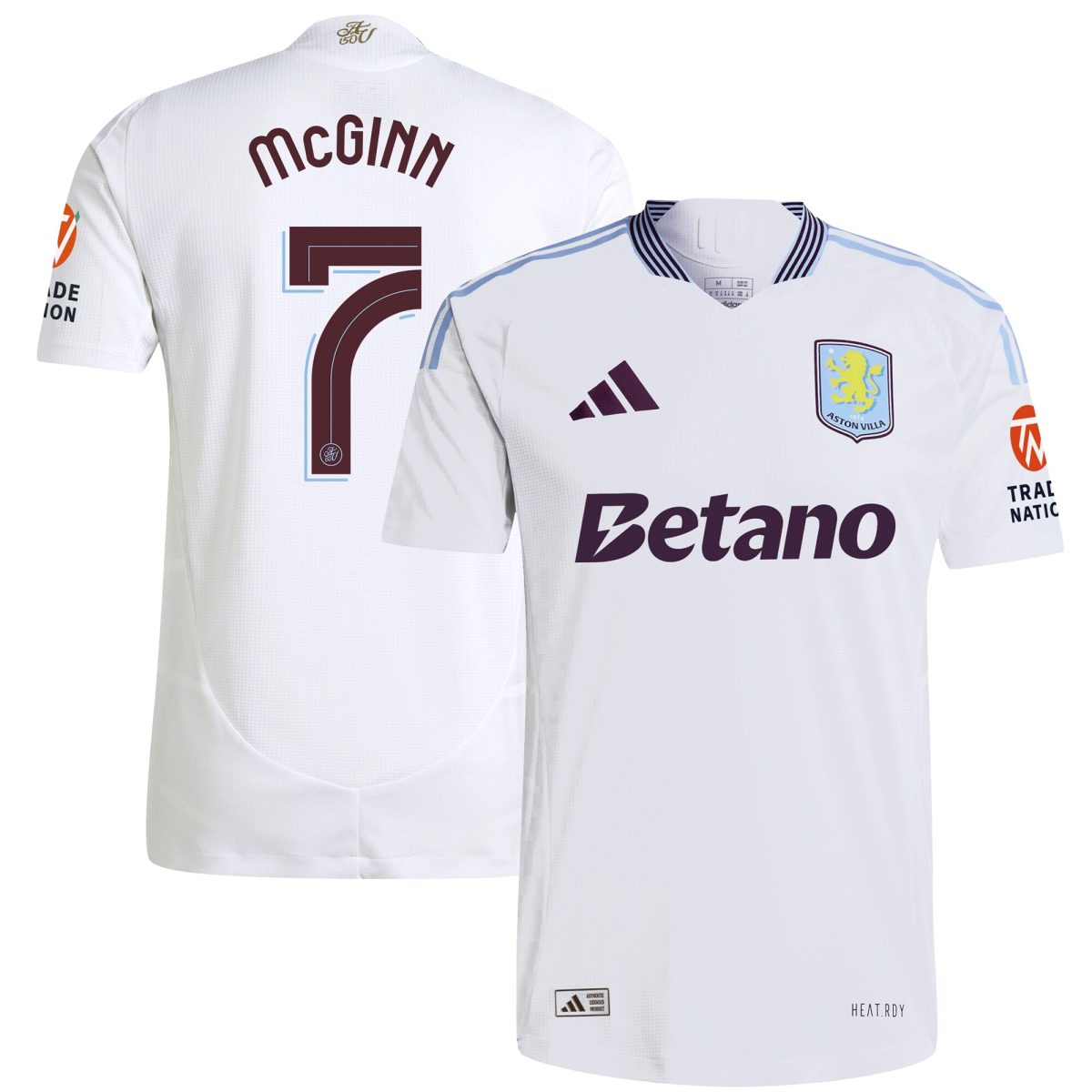 aston villa adidas away authentic shirt 2024-25 with mcginn 7 cup printing Collection | Authentic Aston Villa Shirts