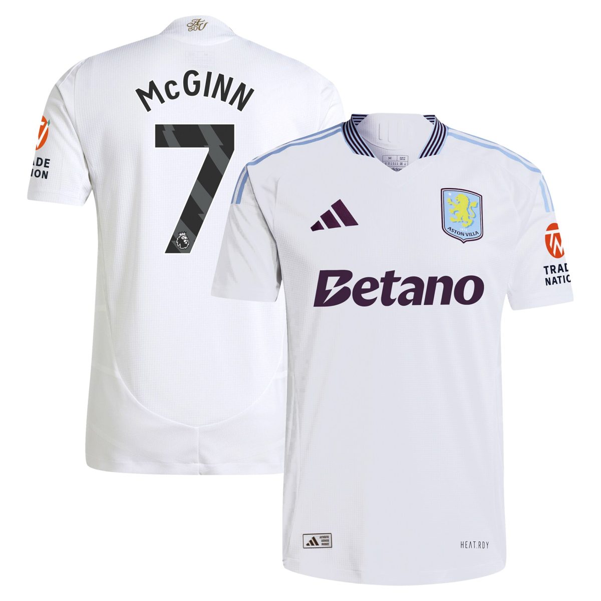 aston villa adidas away authentic shirt 2024-25 with mcginn 7 printing Collection | Authentic Aston Villa Shirts