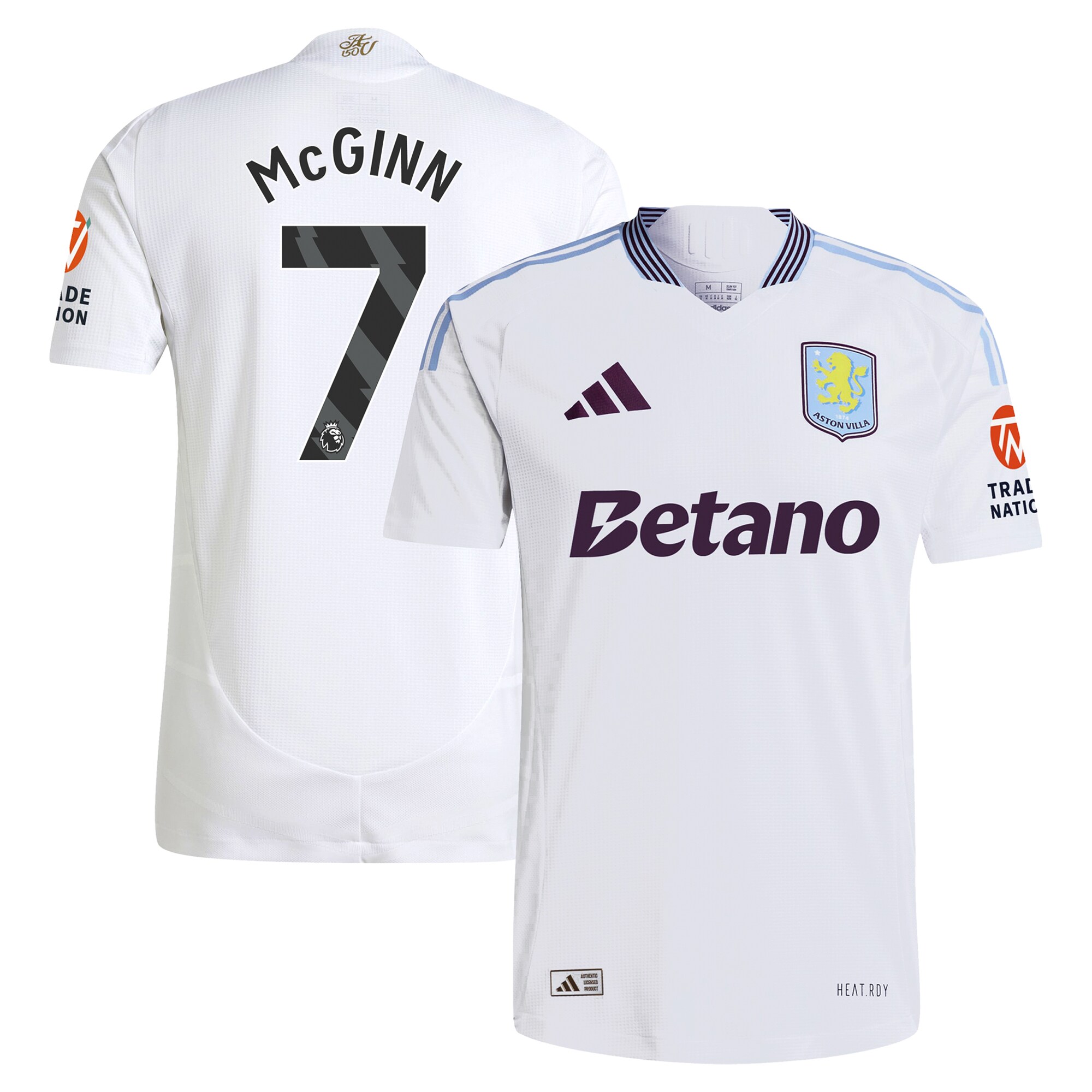 aston villa adidas away authentic shirt 2024-25 with mcginn 7 printing Collection | Authentic Aston Villa Shirts