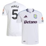 aston villa adidas away authentic shirt 2024-25 with mings 5 printing Collection | Authentic Aston Villa Shirts
