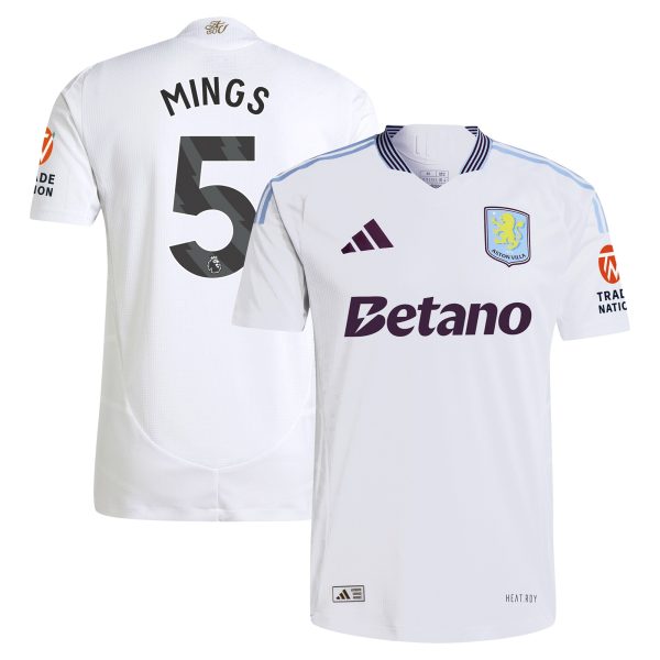 aston villa adidas away authentic shirt 2024-25 with mings 5 printing Collection | Authentic Aston Villa Shirts