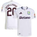 aston villa adidas away authentic shirt 2024-25 with nedeljković 20 cup printing Collection | Authentic Aston Villa Shirts