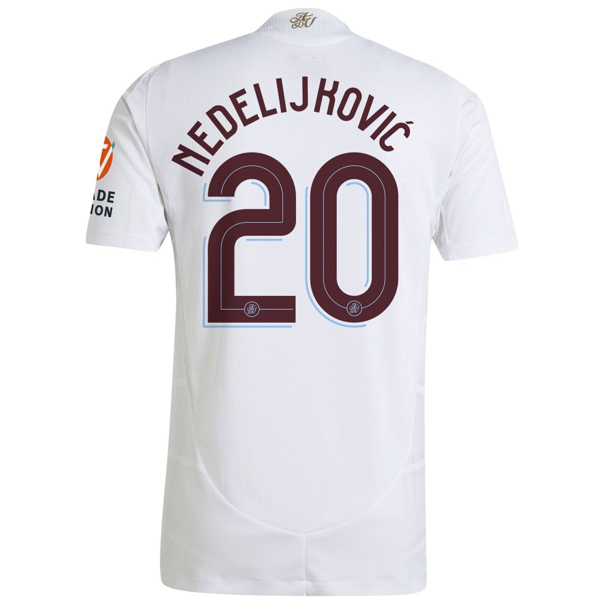 aston villa adidas away authentic shirt 2024-25 with nedeljković 20 cup printing Collection | Authentic Aston Villa Shirts