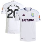 aston villa adidas away authentic shirt 2024-25 with nedeljković 20 printing Collection | Authentic Aston Villa Shirts