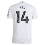 aston villa adidas away authentic shirt 2024-25 with pau 14 printing Collection | Authentic Aston Villa Shirts