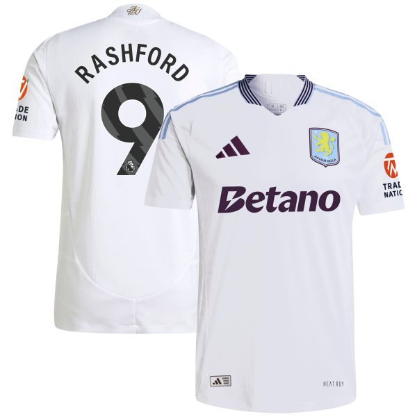 aston villa adidas away authentic shirt 2024-25 with rashford 9 printing Collection | Authentic Aston Villa Shirts