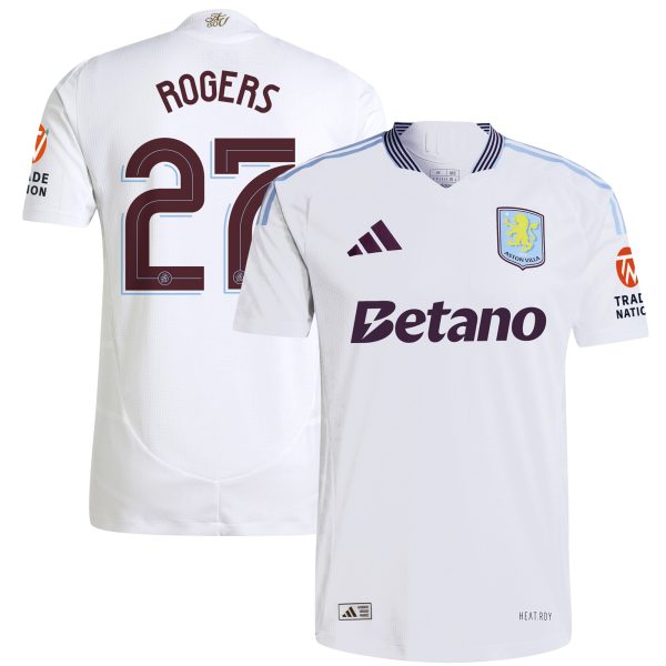 aston villa adidas away authentic shirt 2024-25 with rogers 27 cup printing Collection | Authentic Aston Villa Shirts
