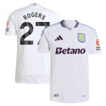 aston villa adidas away authentic shirt 2024-25 with rogers 27 printing Collection | Authentic Aston Villa Shirts