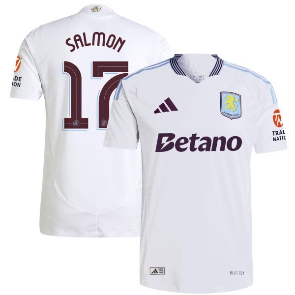 aston villa adidas away authentic shirt 2024-25 with salmon 17 cup printing Collection | Authentic Aston Villa Shirts
