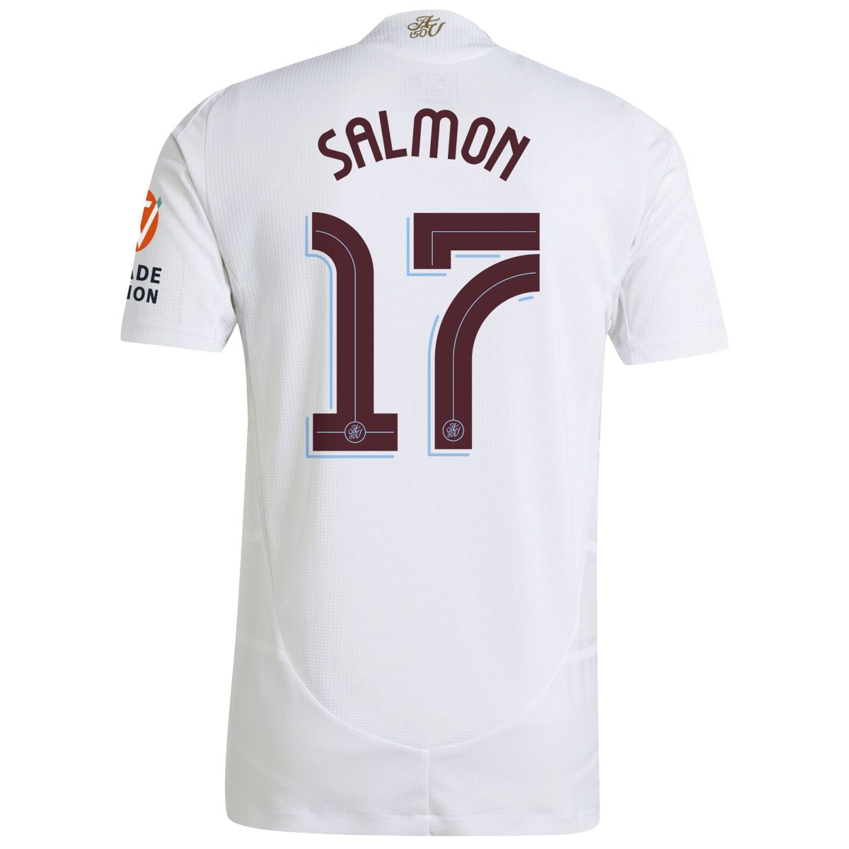 aston villa adidas away authentic shirt 2024-25 with salmon 17 cup printing Collection | Authentic Aston Villa Shirts