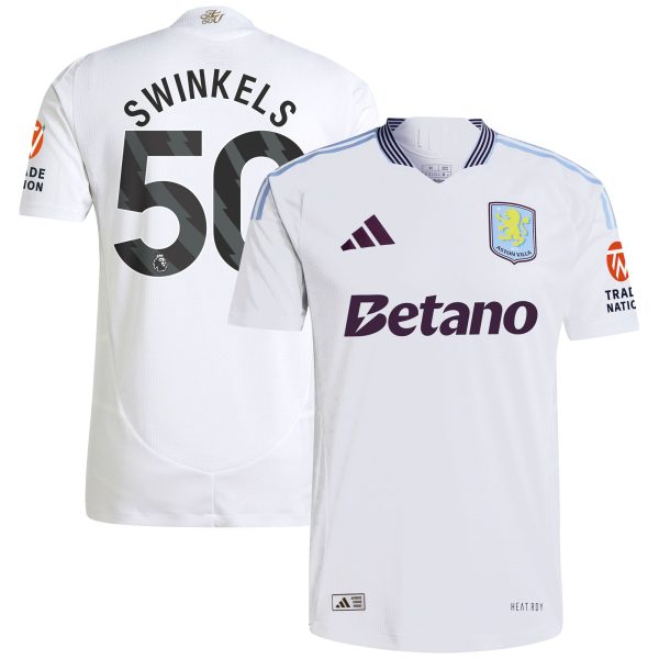 aston villa adidas away authentic shirt 2024-25 with swinkels 50 printing Collection | Authentic Aston Villa Shirts