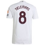 aston villa adidas away authentic shirt 2024-25 with tielemans 8 cup printing Collection | Authentic Aston Villa Shirts