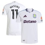 aston villa adidas away authentic shirt 2024-25 with watkins 11 printing Collection | Authentic Aston Villa Shirts