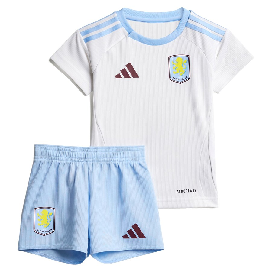 aston villa adidas away baby kit 2024-25 with a.garcía 16 printing Collection | Authentic Aston Villa Shirts
