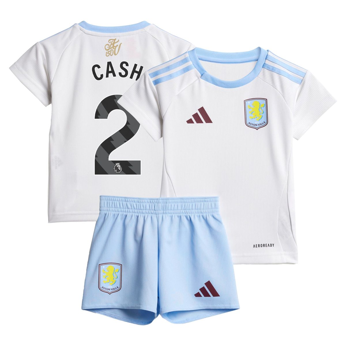 aston villa adidas away baby kit 2024-25 with cash 2 printing Collection | Authentic Aston Villa Shirts