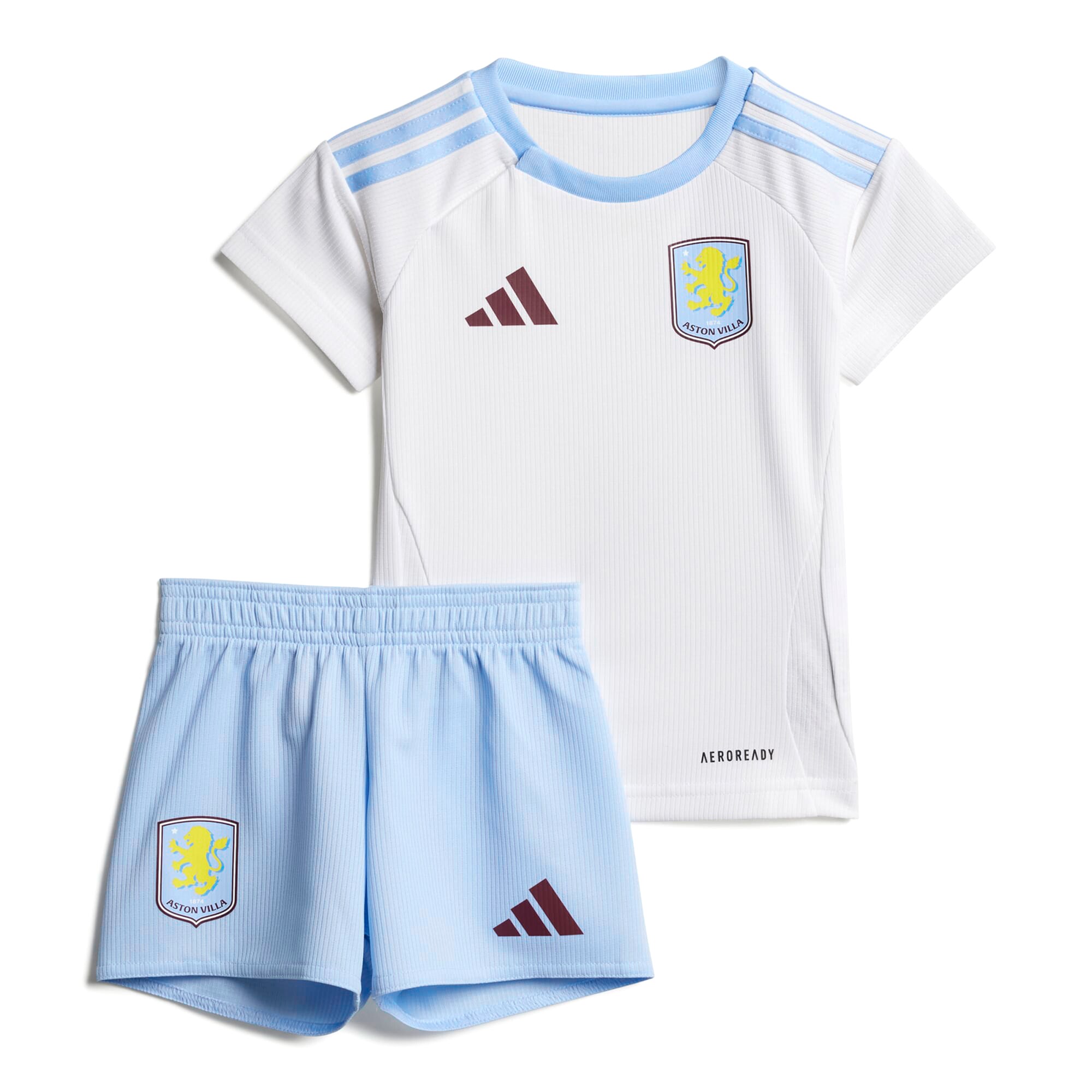 aston villa adidas away baby kit 2024-25 with custom printing Collection | Authentic Aston Villa Shirts