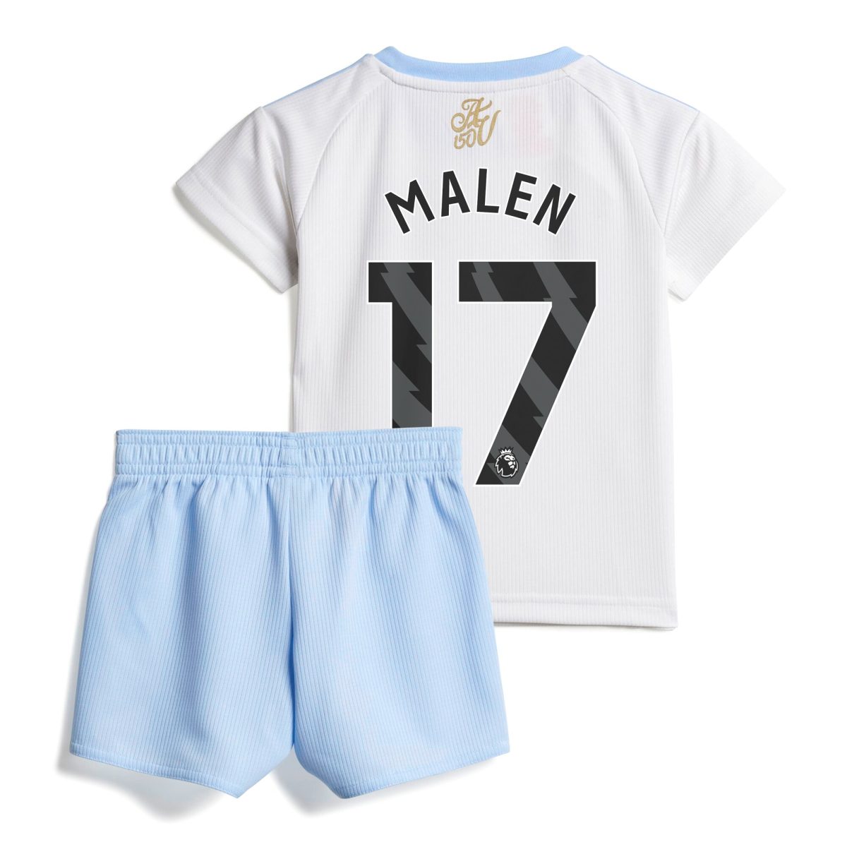 aston villa adidas away baby kit 2024-25 with malen 17 printing Collection | Authentic Aston Villa Shirts