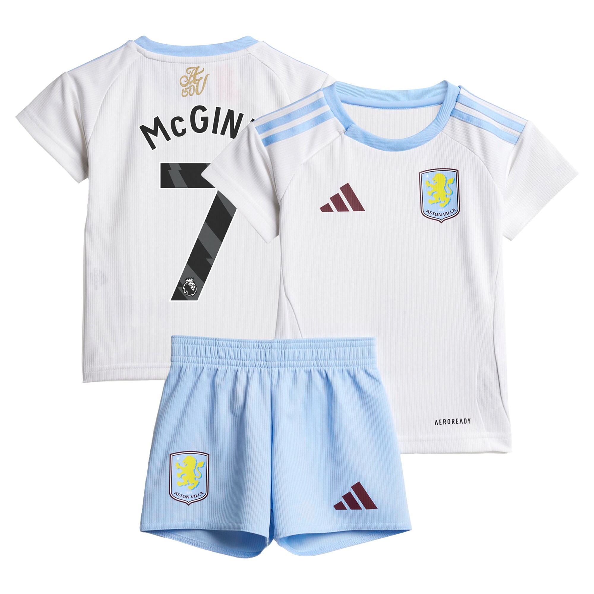 aston villa adidas away baby kit 2024-25 with mcginn 7 printing Collection | Authentic Aston Villa Shirts