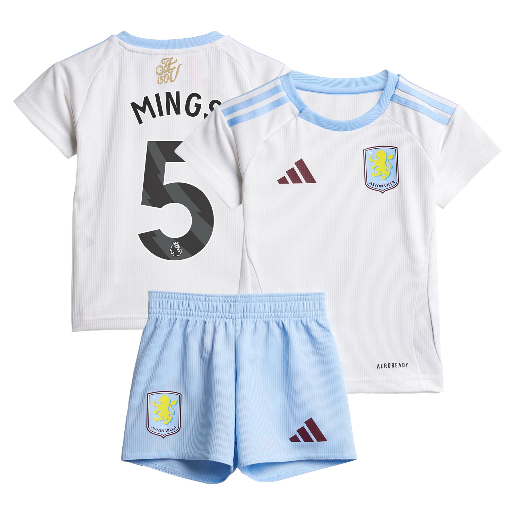 aston villa adidas away baby kit 2024-25 with mings 5 printing Collection | Authentic Aston Villa Shirts