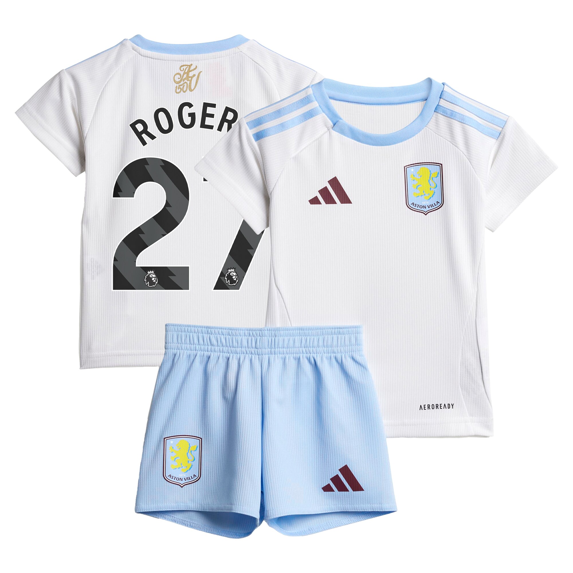 aston villa adidas away baby kit 2024-25 with rogers 27 printing Collection | Authentic Aston Villa Shirts