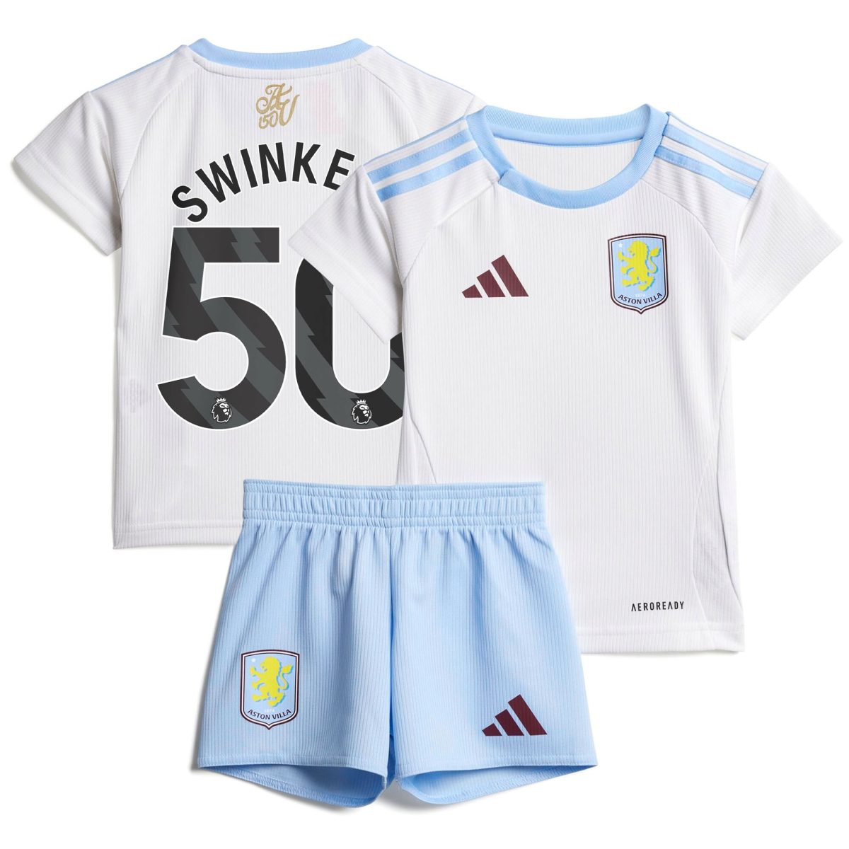 aston villa adidas away baby kit 2024-25 with swinkels 50 printing Collection | Authentic Aston Villa Shirts