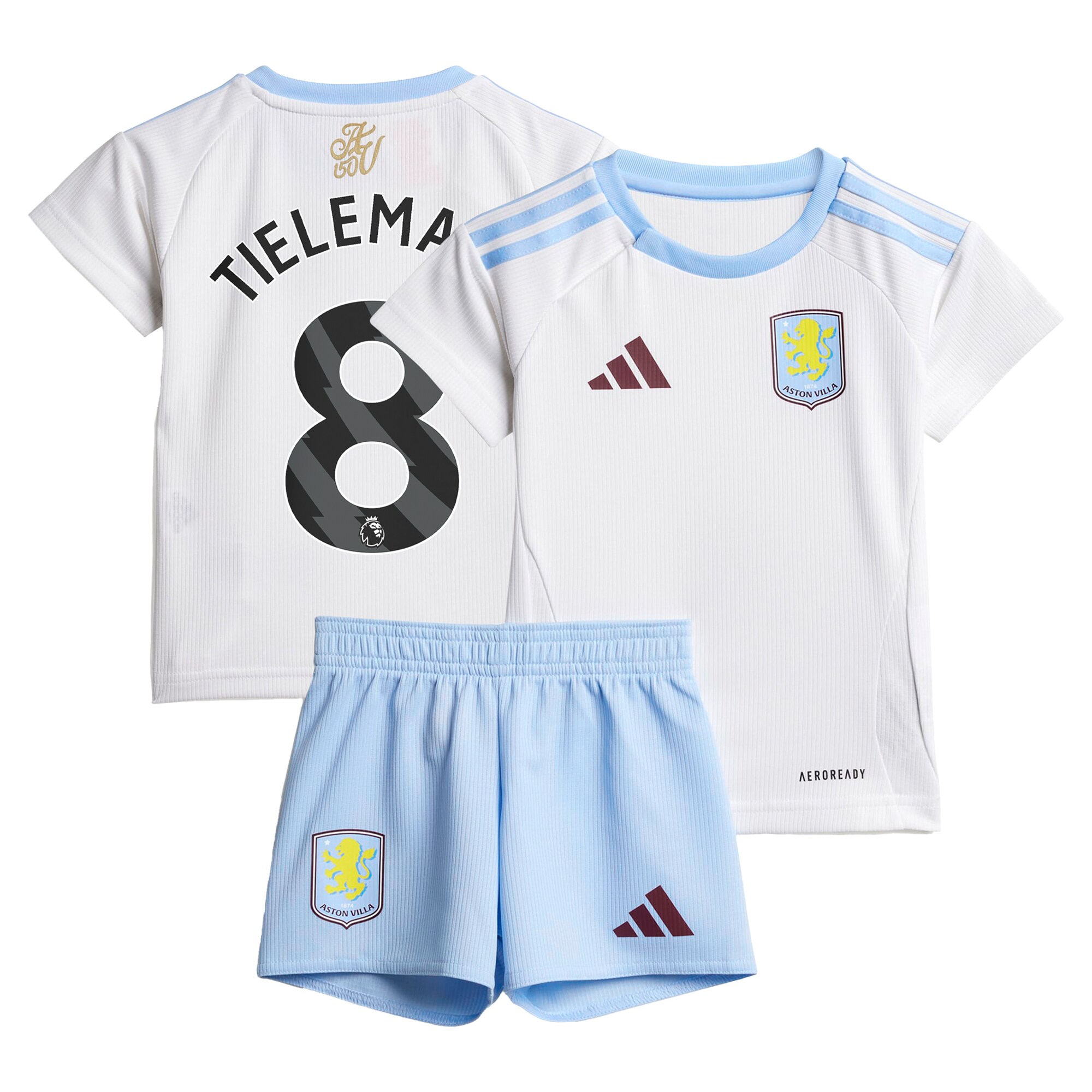 aston villa adidas away baby kit 2024-25 with tielemans 8 printing Collection | Authentic Aston Villa Shirts