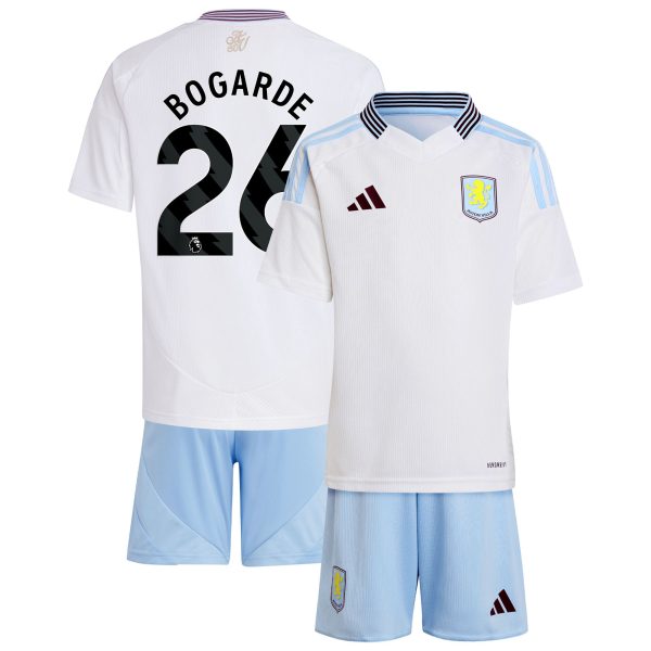 aston villa adidas away mini kit 2024-25 with bogarde 26 printing Collection | Authentic Aston Villa Shirts