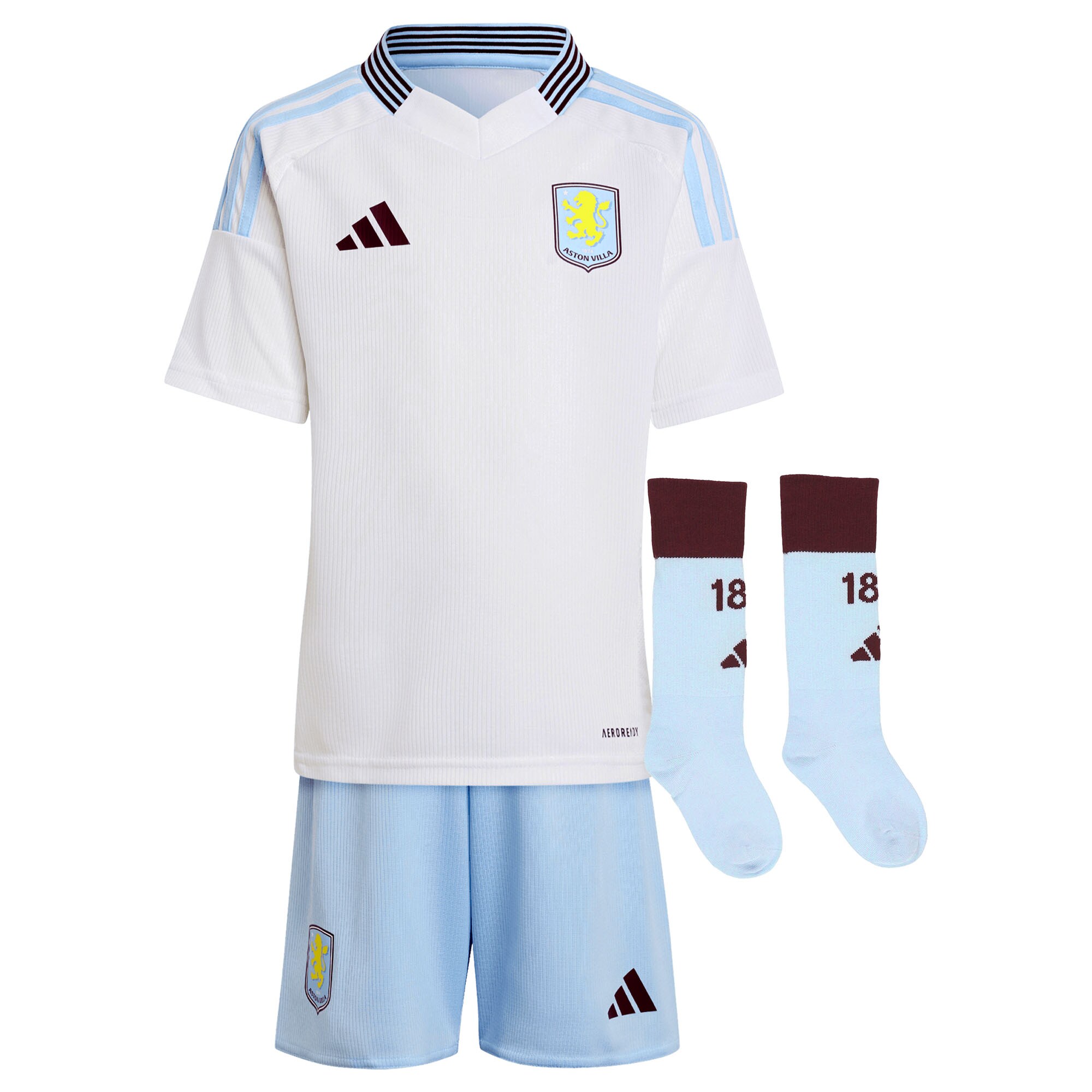 aston villa adidas away mini kit 2024-25 with bogarde 26 printing Collection | Authentic Aston Villa Shirts