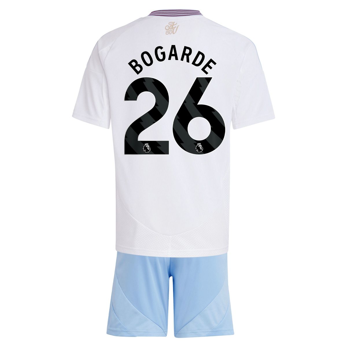 aston villa adidas away mini kit 2024-25 with bogarde 26 printing Collection | Authentic Aston Villa Shirts