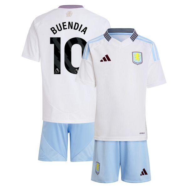 aston villa adidas away mini kit 2024-25 with buendia 10 printing Collection | Authentic Aston Villa Shirts