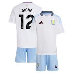 aston villa adidas away mini kit 2024-25 with digne 12 printing Collection | Authentic Aston Villa Shirts