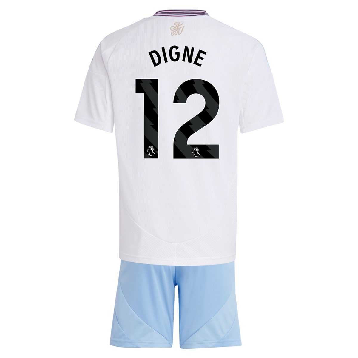 aston villa adidas away mini kit 2024-25 with digne 12 printing Collection | Authentic Aston Villa Shirts