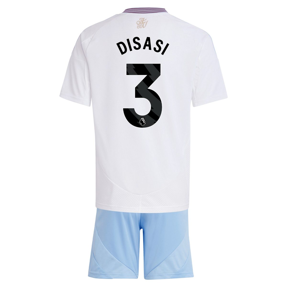 aston villa adidas away mini kit 2024-25 with disasi 3 printing Collection | Authentic Aston Villa Shirts