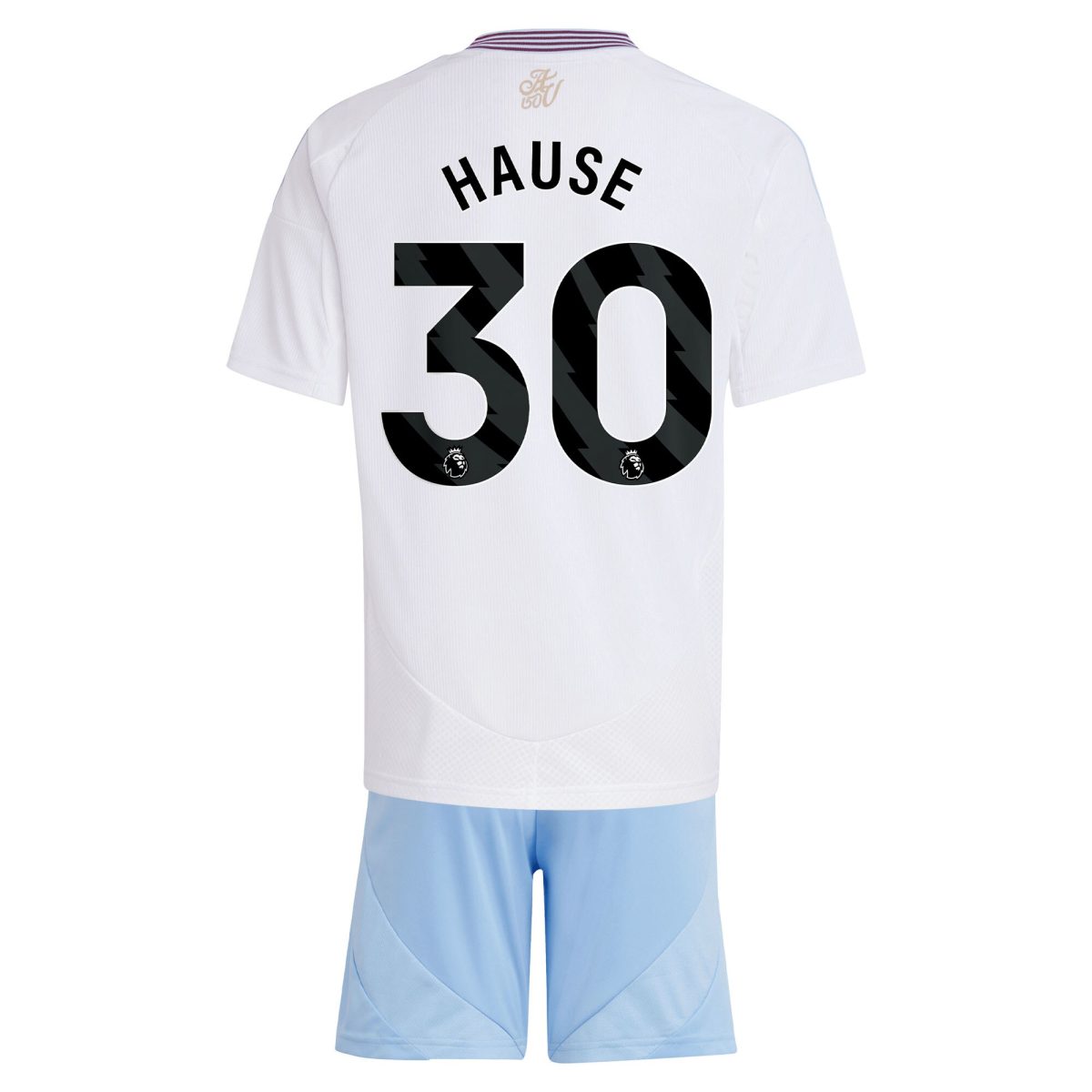 aston villa adidas away mini kit 2024-25 with hause 30 printing Collection | Authentic Aston Villa Shirts