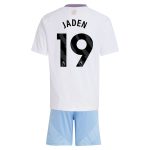 aston villa adidas away mini kit 2024-25 with jaden 19 printing Collection | Authentic Aston Villa Shirts